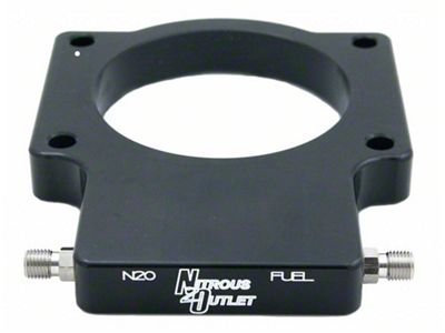 Nitrous Outlet 90mm FAST Intake Plate System; 15 lb. Bottle (97-04 Corvette C5 w/ 90mm FAST Intake Manifold)