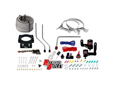 Nitrous Outlet 90mm Plate System; No Bottle (08-13 6.2L Corvette C6 w/ 90mm Intake Manifold, Excluding ZR1)