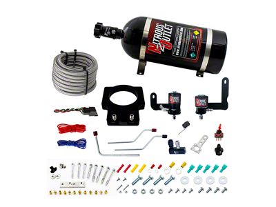 Nitrous Outlet 92mm FAST Intake Plate System; 10 lb. Bottle (05-09 Corvette C6 w/ 92mm FAST Intake Manifold)