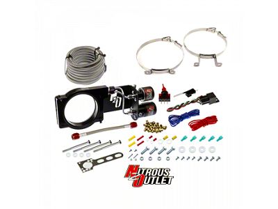 Nitrous Outlet 95mm Plate System; No Bottle (2019 Corvette C7 ZR1)