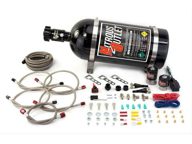 Nitrous Outlet EFI Dual Nozzle System; No Bottle (97-13 Corvette C5 & C6)