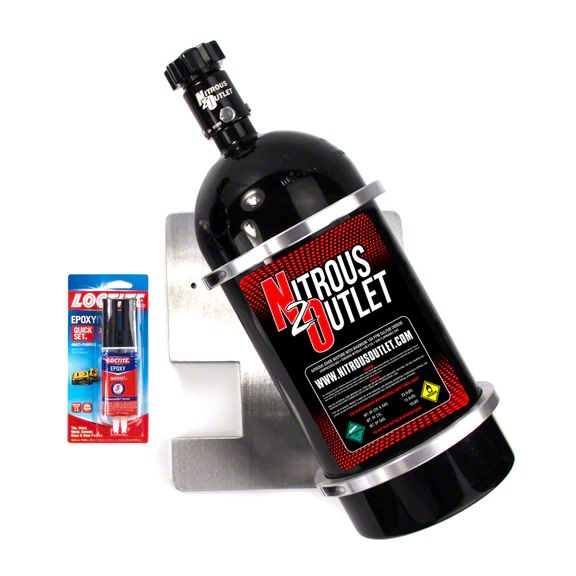 Nitrous Outlet Corvette Single 10 lb./15 lb. Bottle Bracket Mounting