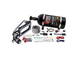 Nitrous Outlet Cobra Jet Intake Hardline Plate System; 15 lb. Bottle (11-17 Mustang GT w/ Cobra Jet Intake Manifold)