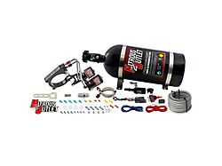 Nitrous Outlet Hardline Plate System; 12 lb. Bottle (11-17 Mustang GT)