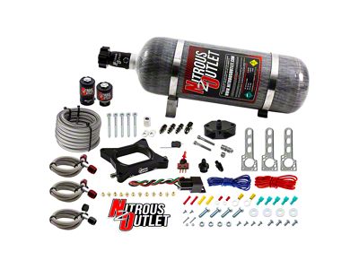 Nitrous Outlet Hardline Plate System; No Bottle (96-04 Mustang GT)