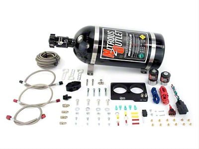 Nitrous Outlet Plate System; 12 lb. Bottle (99-01 Mustang Cobra; 03-04 Mustang Mach 1)