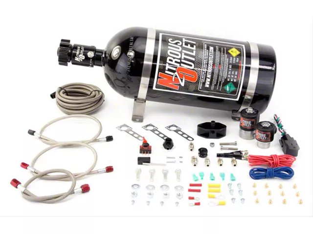 Nitrous Outlet Single Nozzle System; No Bottle (99-04 Mustang GT)