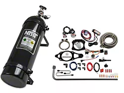 NOS Plate Wet Nitrous System; 15 lb. Black Bottle (16-24 Camaro SS)