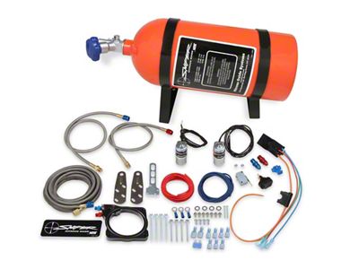 NOS Sniper Plate Wet Nitrous System; Orange Bottle (08-23 5.7L HEMI, 6.1L HEMI Challenger)