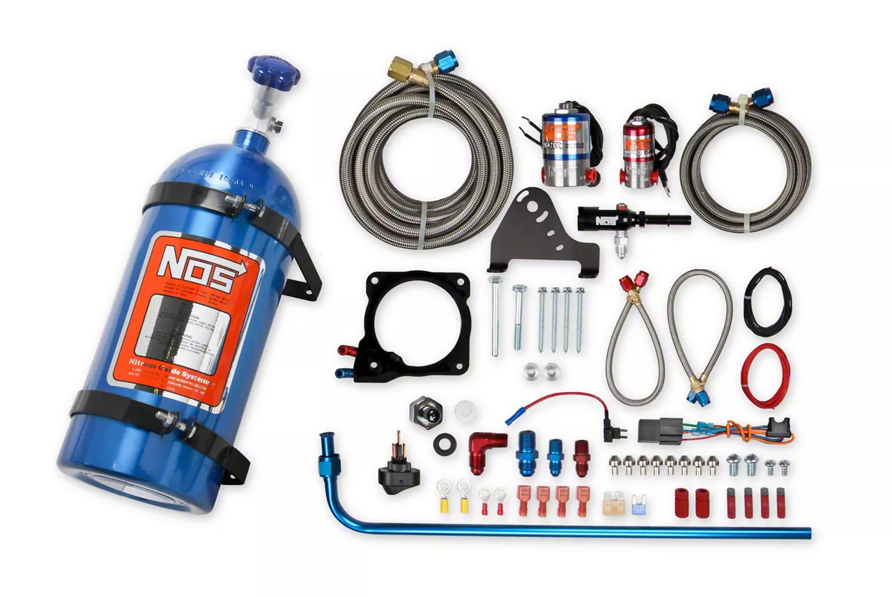 NOS Charger Plate Wet Nitrous System; Blue Bottle 05182NOS (1123 6.4L