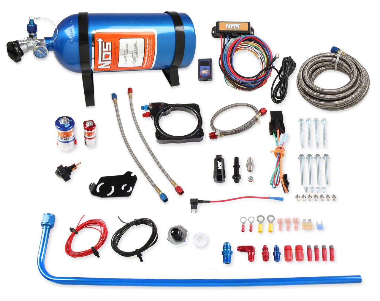 NOS Charger Plate Wet Nitrous System; Blue Bottle 05183NOS (0608 5.7L