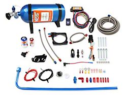 NOS Plate Wet Nitrous System; Blue Bottle (06-08 5.7L HEMI Charger)