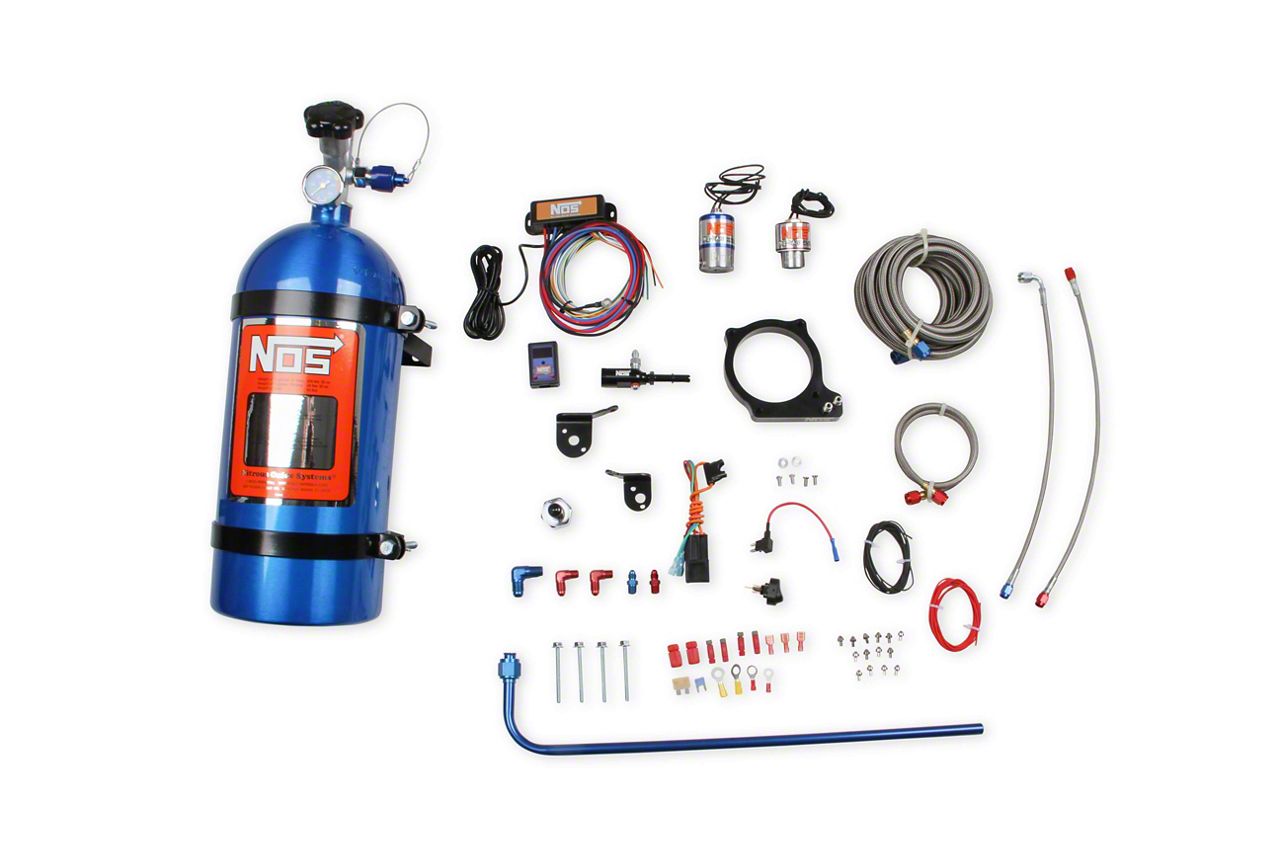 NOS Charger Plate Wet Nitrous System; Blue Bottle 05210NOS (1523 6.2L