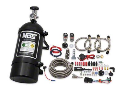 NOS Single Fogger Wet Nitrous System; Black Bottle (06-23 Charger)