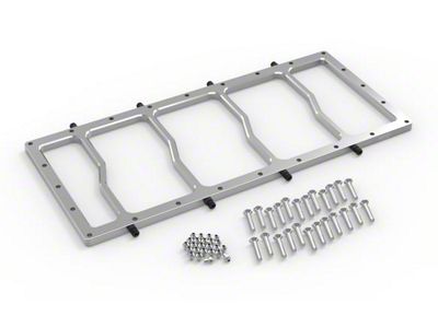 NOS Dry Nitrous Plate for Sniper EFI Race Series Intake Manifold; Silver (97-04 Corvette C5; 05-07 6.0L Corvette C6)