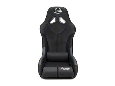 NRG Innovations FIA Competition Small Bucket Seat with Carbon Back Finish; Black Cloth (Universal; Some Adaptation May Be Required)