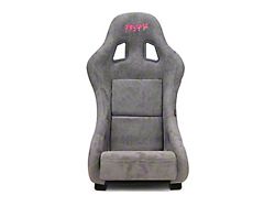 NRG Innovations Prisma Medium Bucket Seat; Gunmetal Alcantara Vegan (Universal; Some Adaptation May Be Required)