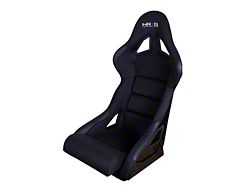 NRG Innovations Street/Track Comfort Medium Bucket Seat; Black Cloth (Universal; Some Adaptation May Be Required)