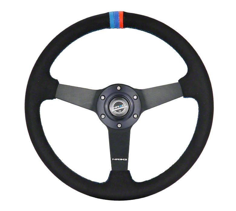 thumbnail image 2 of Grant 5640 Red Black Bowtie Steering Wheel Center Cap – Fits Challenger Classic, Chrome Finish 2 of 4