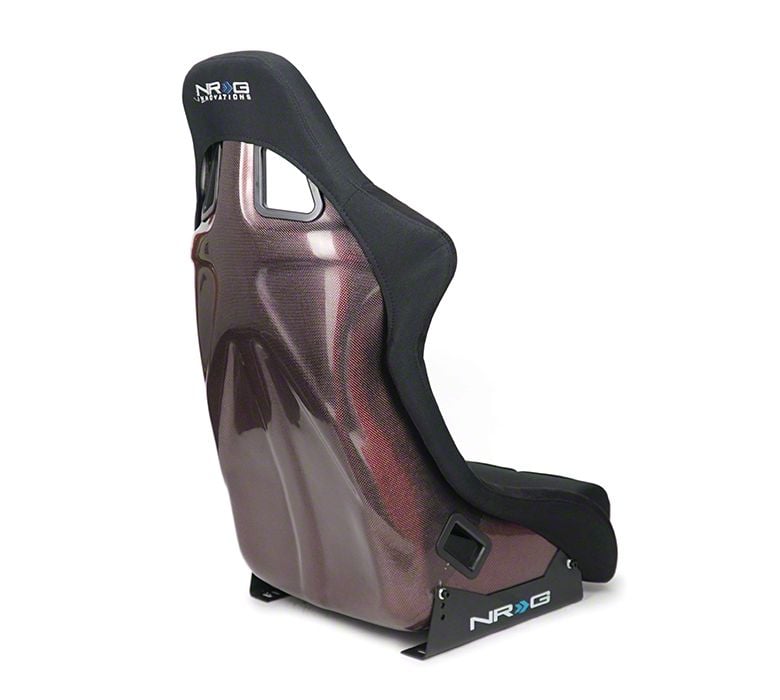 CHALLENGER　チャレンジャー　チェア NRG Innovations Challenger Carbon Fiber Bucket Seat; Large; Red