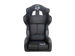 NRG Innovations FIA Competition Medium Bucket Seat with Head Containment; Black Fabric (Universal; Some Adaptation May Be Required)