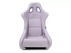 NRG Innovations Prisma Chromatic Medium Bucket Seat; Lilac Vegan Suede (Universal; Some Adaptation May Be Required)