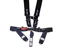 NRG Innovations SFI 16.1 5-Point Latch-Link Racing Seat Belt Harness; Black (Universal; Some Adaptation May Be Required)