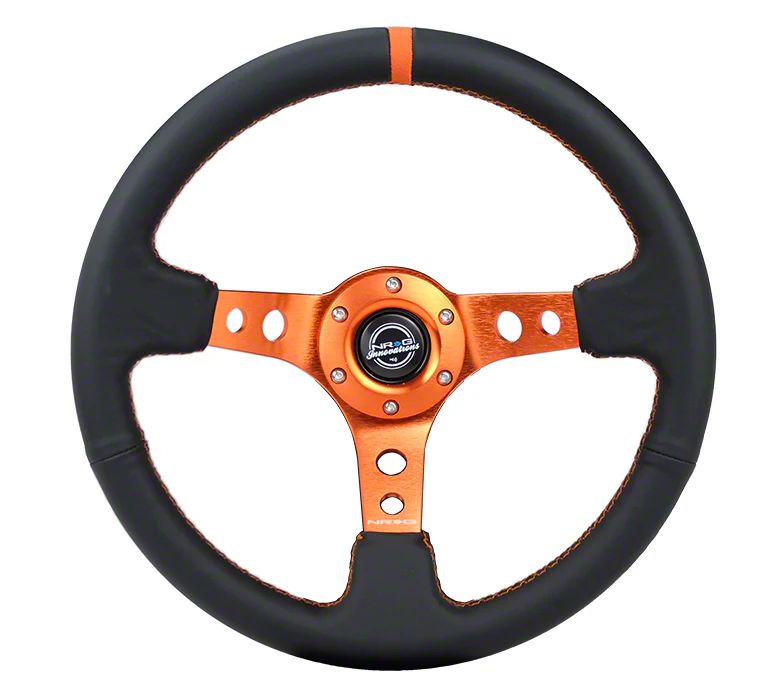 Race Steering Wheel NRG Innovations RST-006S-OR 350mm 3