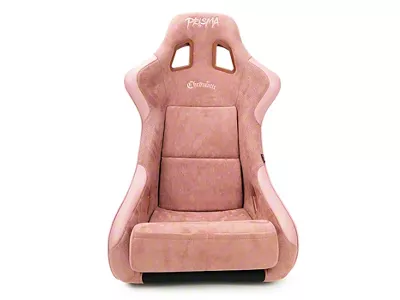 NRG Innovations Prisma Chromatic Large Bucket Seat; Mauve Vegan Suede (Universal; Some Adaptation May Be Required)