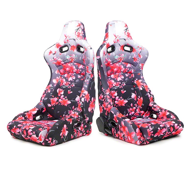 NRG Innovations Charger Prisma Lab Reclinable Bucket Seats; Medium