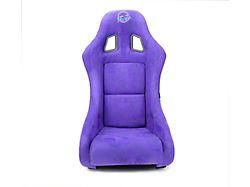 NRG Innovations Prisma Medium Bucket Seat; Purple Alcantara Vegan (Universal; Some Adaptation May Be Required)