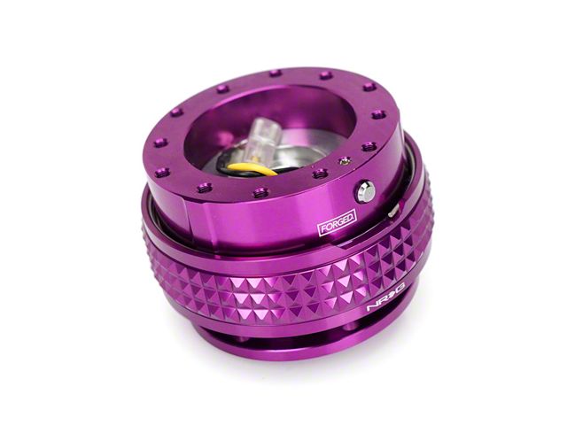 NRG Innovations GEN 2.1 Steering Wheel Quick Release Adapter - 6-Hole 70mm/74mm Bolt Pattern (Purple/Black)