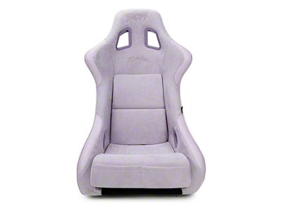 NRG Innovations Prisma Chromatic Large Bucket Seat; Lilac Vegan Suede (Universal; Some Adaptation May Be Required)