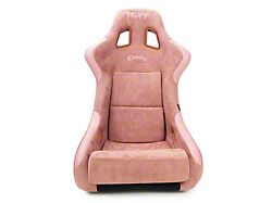 NRG Innovations Prisma Chromatic Large Bucket Seat; Mauve Vegan Suede (Universal; Some Adaptation May Be Required)