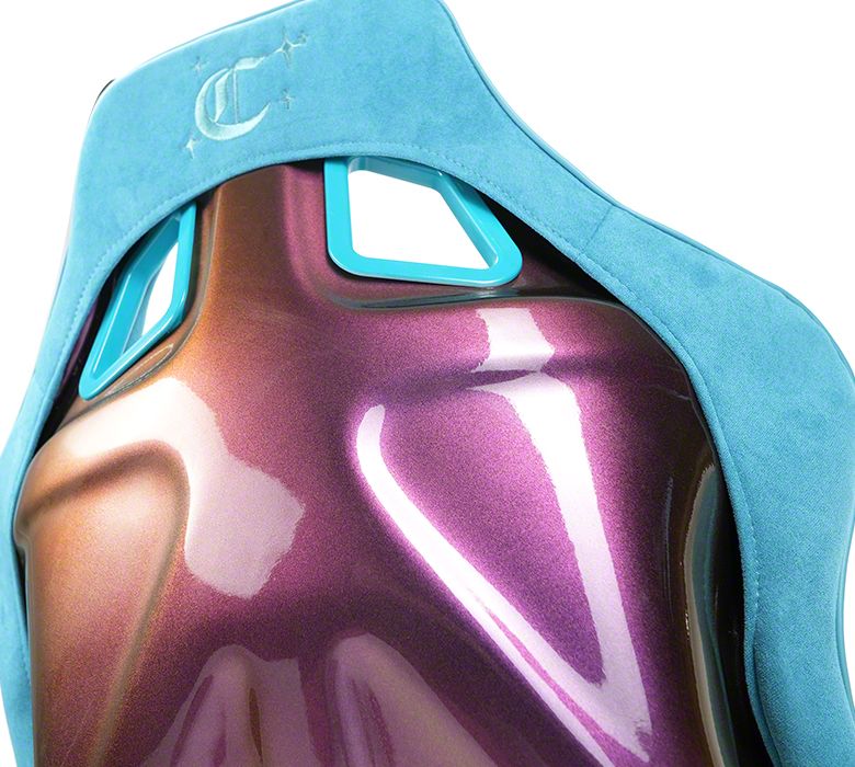 NRG Innovations Corvette Prisma Chromatic Medium Bucket Seat; Dark