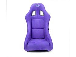 NRG Innovations Prisma Medium Bucket Seat; Purple Alcantara Vegan (Universal; Some Adaptation May Be Required)