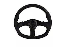 NRG Innovations 350mm Oval Shape Flat Bottom Steering Wheel; Carbon Fiber (Universal; Some Adaptation May Be Required)