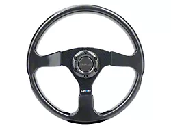 NRG Innovations 350mm Light Weight Steering Wheel; Carbon Fiber (Universal; Some Adaptation May Be Required)