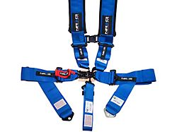 NRG Innovations SFI 16.1 5-Point Latch-Link Racing Seat Belt Harness; Blue (Universal; Some Adaptation May Be Required)