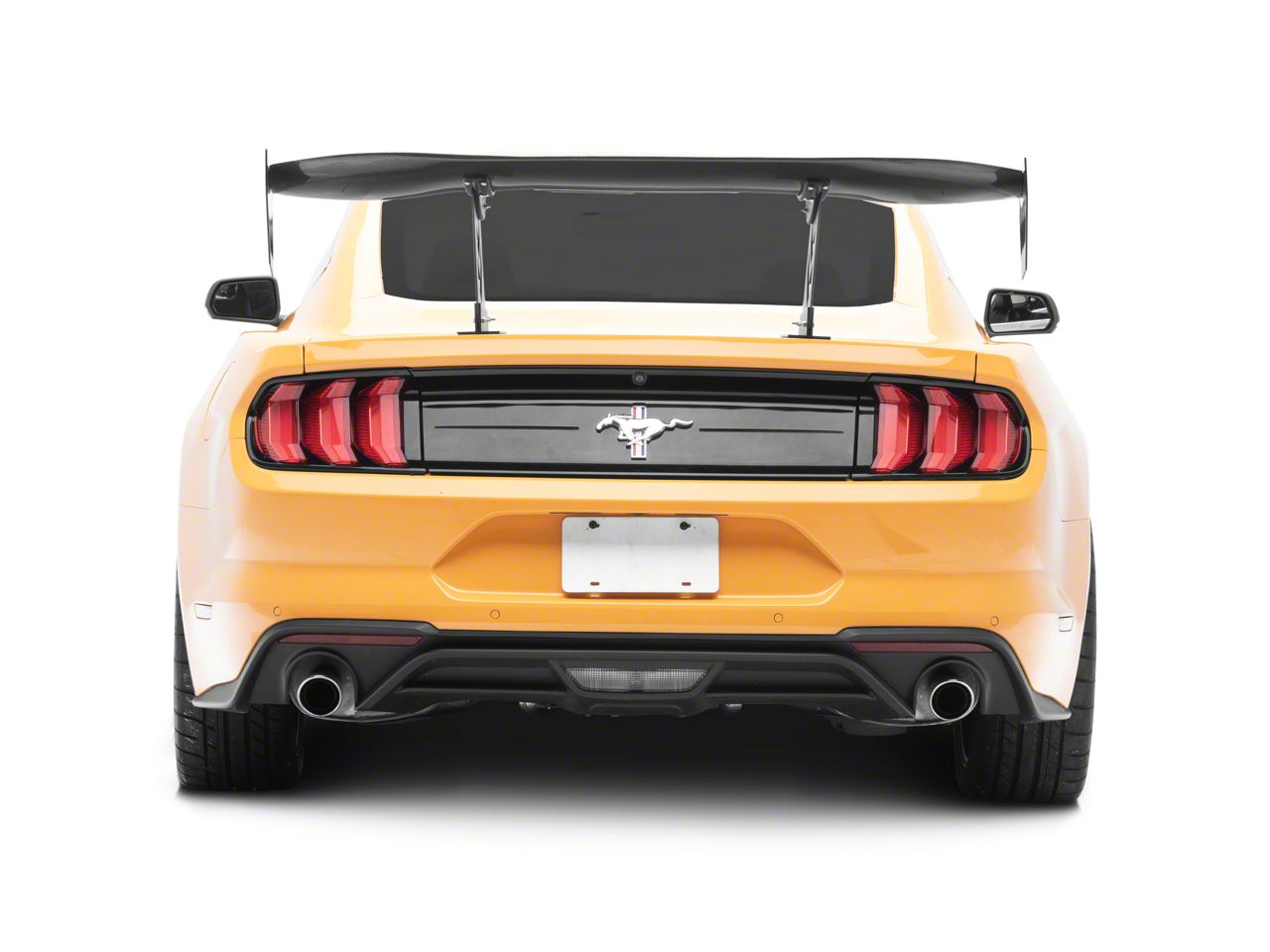 NRG Innovations Corvette 59-Inch Rear Spoiler; Carbon Fiber CARB