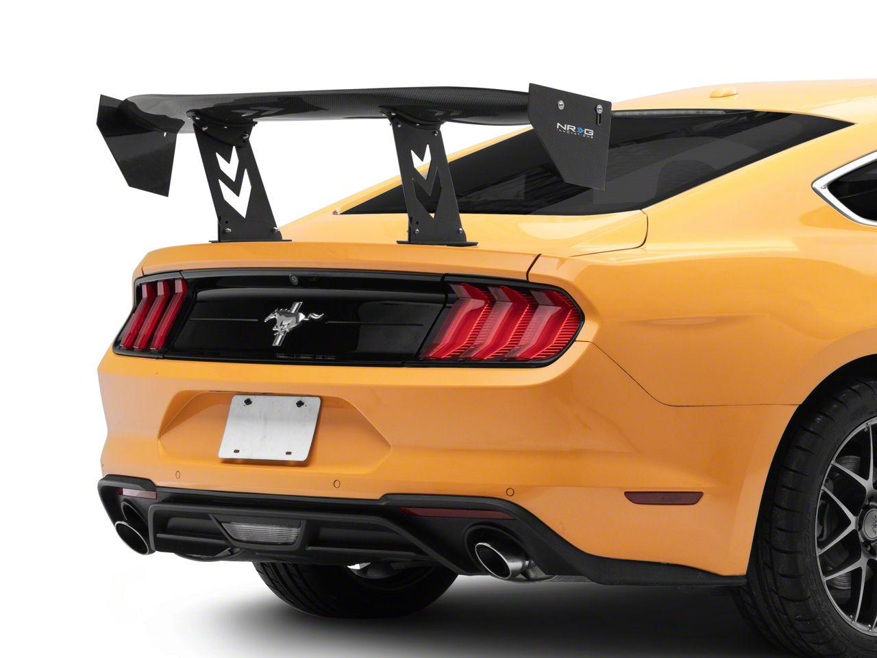 NRG Innovations Corvette 59-Inch Rear Spoiler; Carbon Fiber CARB
