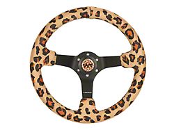 NRG Innovations Savage Inspired 350mm Steering Wheel; Brown (Universal; Some Adaptation May Be Required)