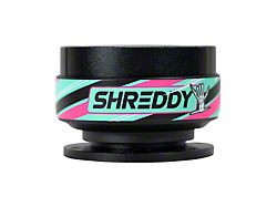 NRG Innovations Shreddy Edition Gen 2 Steering Wheel Quick Release; Black (Universal; Some Adaptation May Be Required)