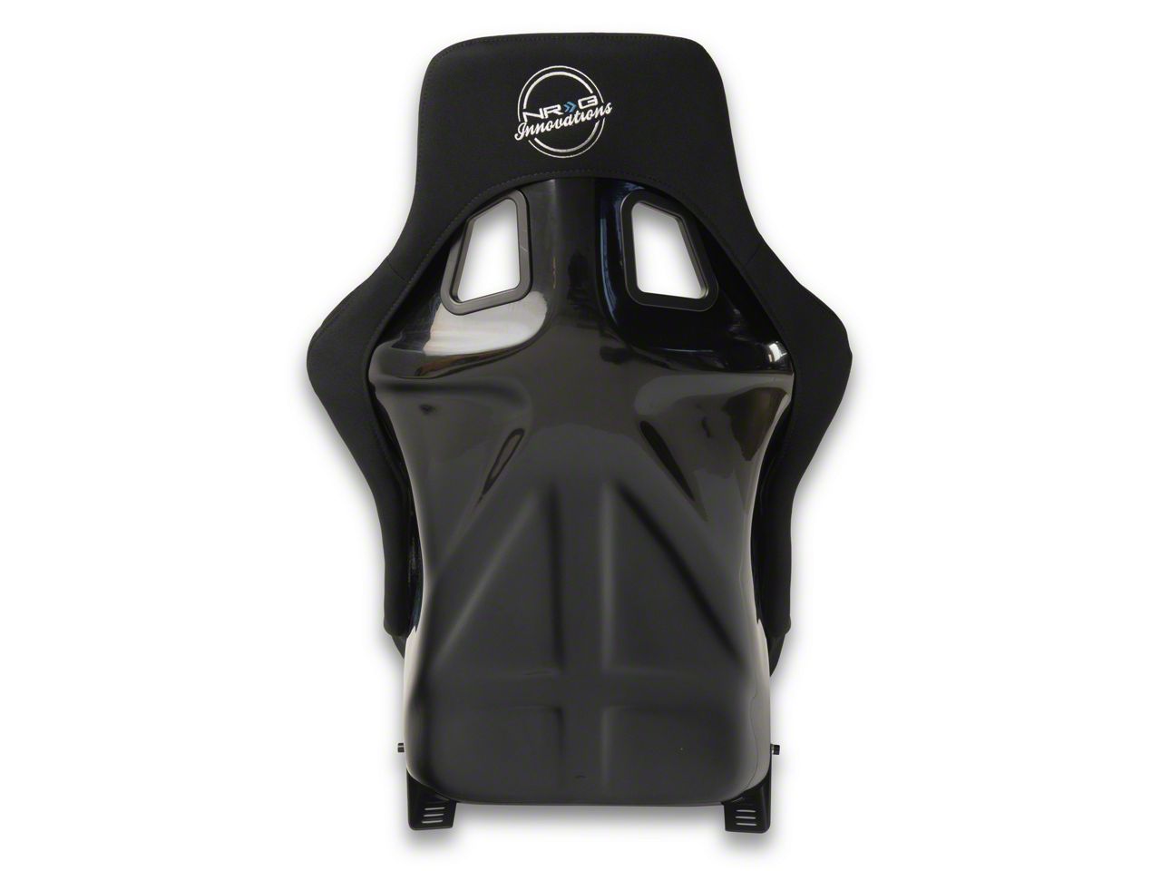 NRG Innovations Corvette X-Large Bucket Seat; Black Cloth FRP