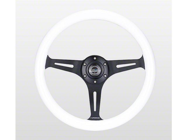 NRG Classic Wood Grain Wheel, 360mm, 3 spoke center in chrome NRG Classic Wood Grain Wheel, 360mm, 3 spoke center in chrome