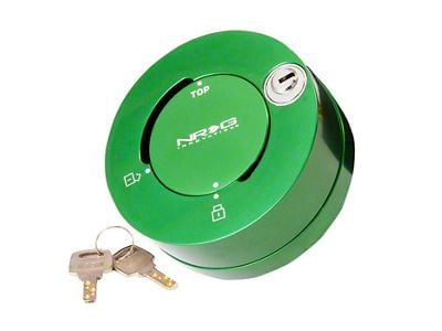 NRG Innovations Steering Wheel Quick Lock; Green