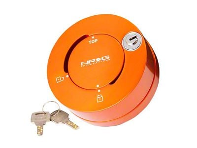 NRG Innovations Steering Wheel Quick Lock; Orange