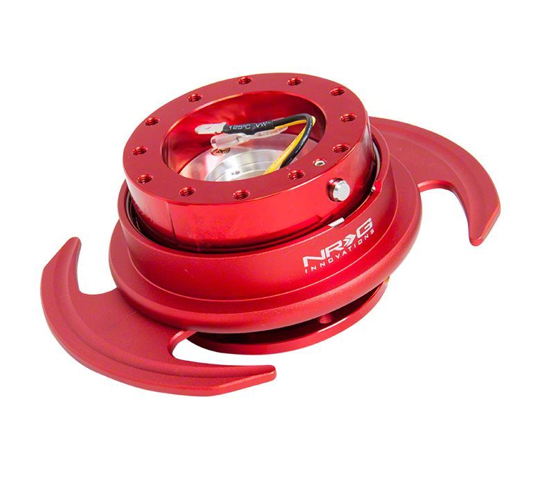 thumbnail image 2 of NEW NRG GEN 2.1 QUICK RELEASE RED BODY NEOCHROME RING SRK-210RD-MC 2 of 9