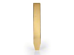 NRG Innovations B.A.J Tall Shift Knob; Chrome Gold; M12x1.25 Thread (Universal; Some Adaptation May Be Required)