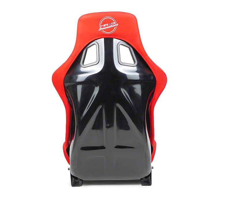NRG Innovations Mustang Prisma Bucket Seat; X-Large; Red